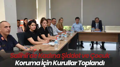 Salihli’de Kadına Şiddet ve Çocuk Koruma İçin Kurullar Toplandı