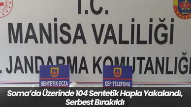 Soma’da Üzerinde 104 Sentetik Hapla Yakalandı, Serbest Bırakıldı