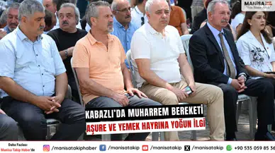Kabazlı’da Muharrem Buluşması Aşure ve Yemek Hayrına Yoğun Katılım