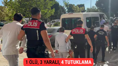 Manisa’da Silahlı Çatışma 1 Ölü, 3 Yaralı, 4 Tutuklama