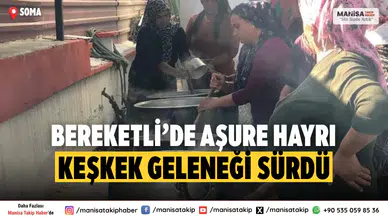 Bereketli’de Aşure Hayrı Keşkek Geleneği Sürdü