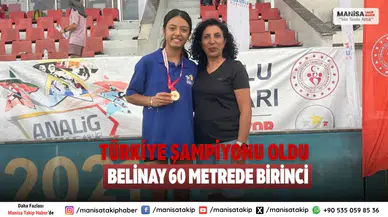 Manisalı Atlet Belinay Gündoğdu’dan Türkiye Birinciliği