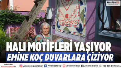 Halı Motifleri Yaşıyor Emine Koç Duvarlara Çiziyor