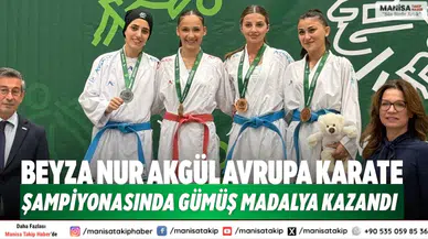 Beyza Nur Akgül Avrupa Karate Şampiyonasında Gümüş Madalya Kazandı