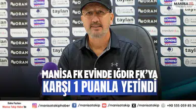 Manisa FK Evinde Iğdır FK’ya Karşı 1 Puanla Yetindi