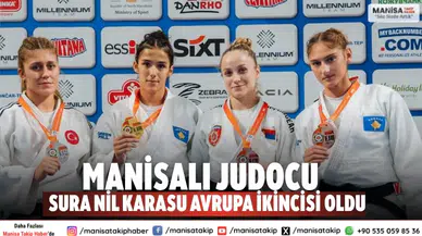 Manisalı Judocu Sura Nil Karasu Avrupa İkincisi Oldu