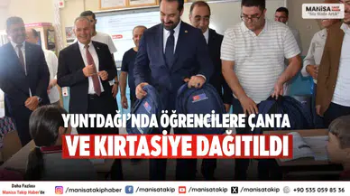 Yuntdağı’nda Öğrencilere Çanta ve Kırtasiye Dağıtıldı