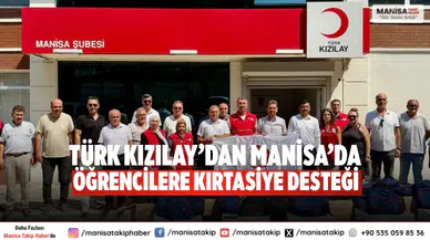 Türk Kızılay’dan Manisa’da Öğrencilere Kırtasiye Desteği