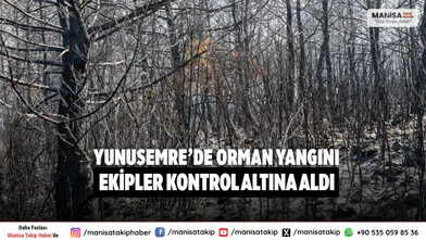 Manisa Yunusemre orman yangını kontrol altına alındı
