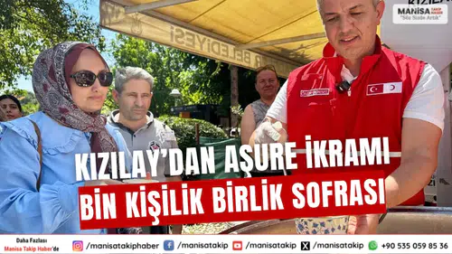 Kızılay’dan Aşure İkramı Bin Kişilik Birlik Sofrası