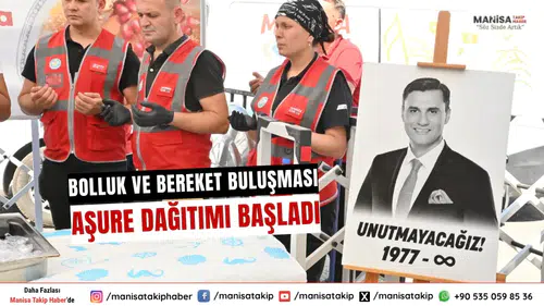 Bolluk ve Bereket Buluşması Aşure Dağıtımı Başladı