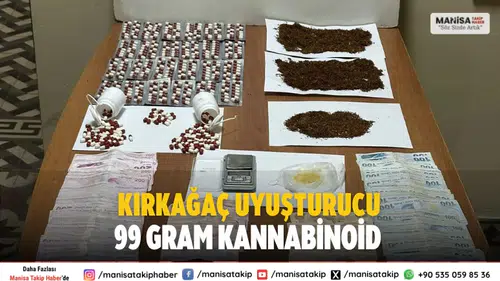 Kırkağaç’ta Uyuşturucu Operasyonu 99 Gram Sentetik Kannabinoid Ele Geçirildi