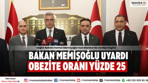 Sağlık Bakanı Memişoğlu: Obezite Oranı Yüzde 25’e Ulaştı