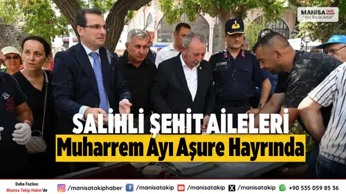 Manisa Salihli’de Geleneksel Aşure Hayrı Düzenlendi