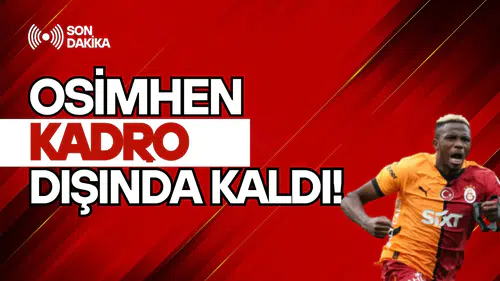 Osimhen Kadro Dışında! Genç Takıma Gönderildi