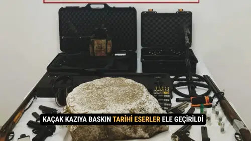 Söke’de Kaçak Kazıya Baskın Tarihi Eserler Ele Geçirildi