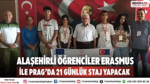 Alaşehirli Öğrenciler Erasmus+ ile Prag’da 21 Günlük Staj Yapacak