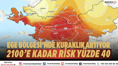 Ege Bölgesi’nde kuraklık artıyor: 2100’e kadar risk yüzde 40