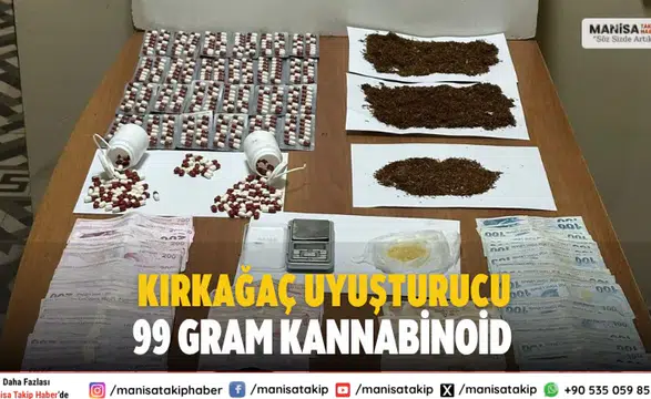 Kırkağaç’ta Uyuşturucu Operasyonu 99 Gram Sentetik Kannabinoid Ele Geçirildi