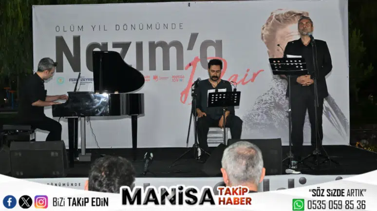 Manisa’da Nazım Hikmet’e Şiir ve Müzik Dolu Anma
