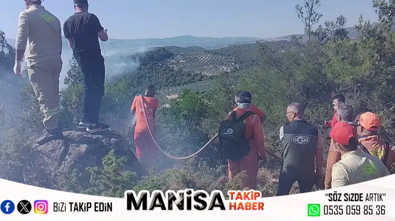 Manisa Kırkağaç'ta Orman Yangını Yeniden Alevlendi: Bostancı Mahallesi Tahliye Edildi