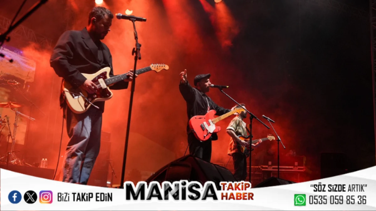 Başkan Zeyrek, 566. Çağlak Festivali’nde Adamlar Konseriyle Akhisarlılarla Buluştu