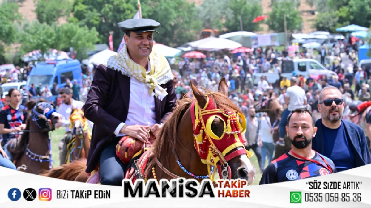 Başkan Zeyrek, Yörük Kültür Şöleni'nde Ata Bindi, Zeybek Oynadı