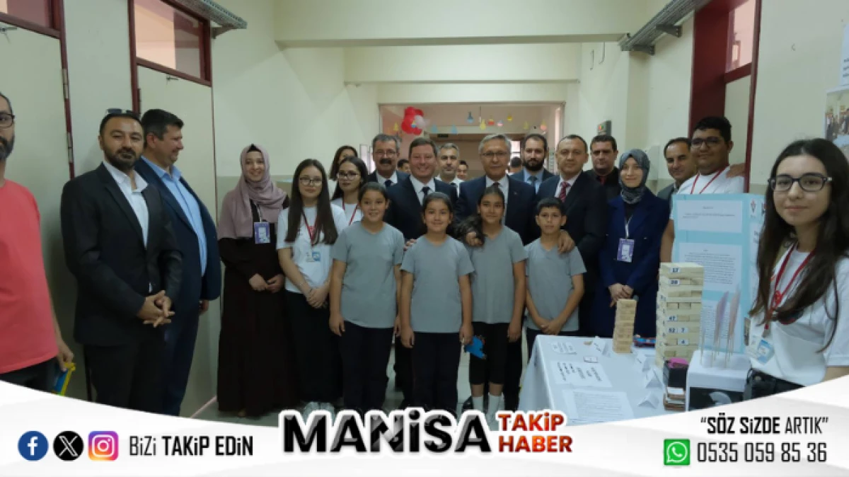 Bilim Tutkusu Salihli'de Hayat Buldu: TÜBİTAK 4006 Bilim Fuarı Büyük İlgi Gördü