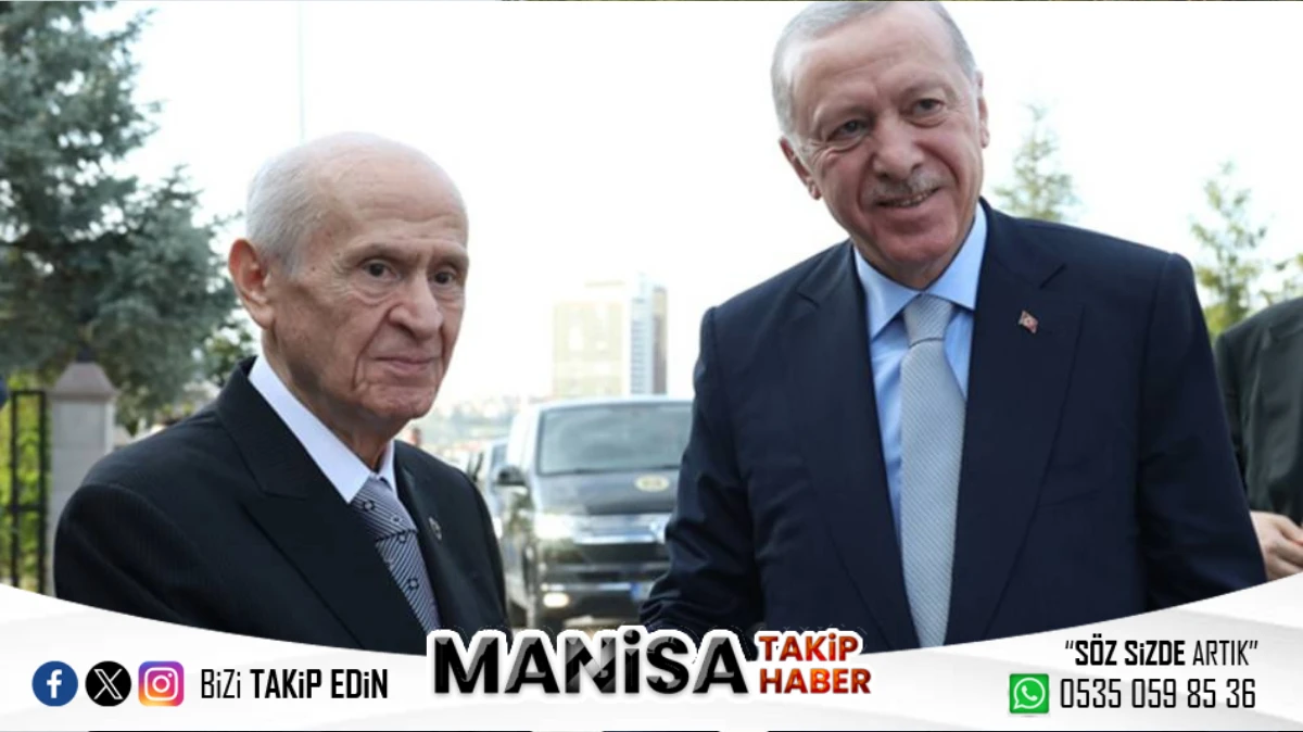 Cumhurbaşkanı Erdoğan, MHP Genel Başkanı Bahçeli ile bir araya geldi