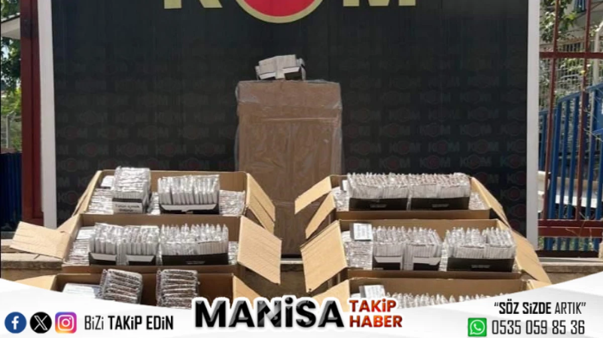 Emniyetten Kaçak Tütüne Operasyon: 58 Bin Makaron ve 10 Kilo Tütün Ele Geçti