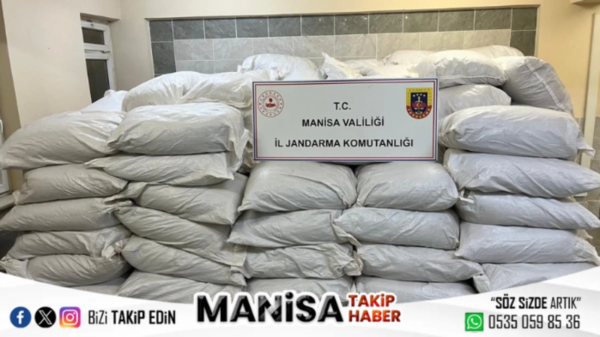 Manisa Ahmetli’de 7,9 Ton Kaçak Tütün Ele Geçirildi, 75 Bin TL’ye El Konuldu