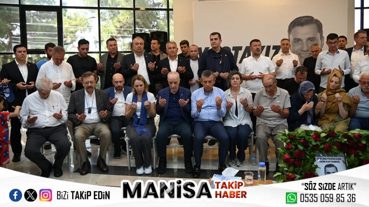 Manisa Büyükşehir Belediye Başkanı Ferdi Zeyrek’in Vefatı Üzerine Taziye Töreni