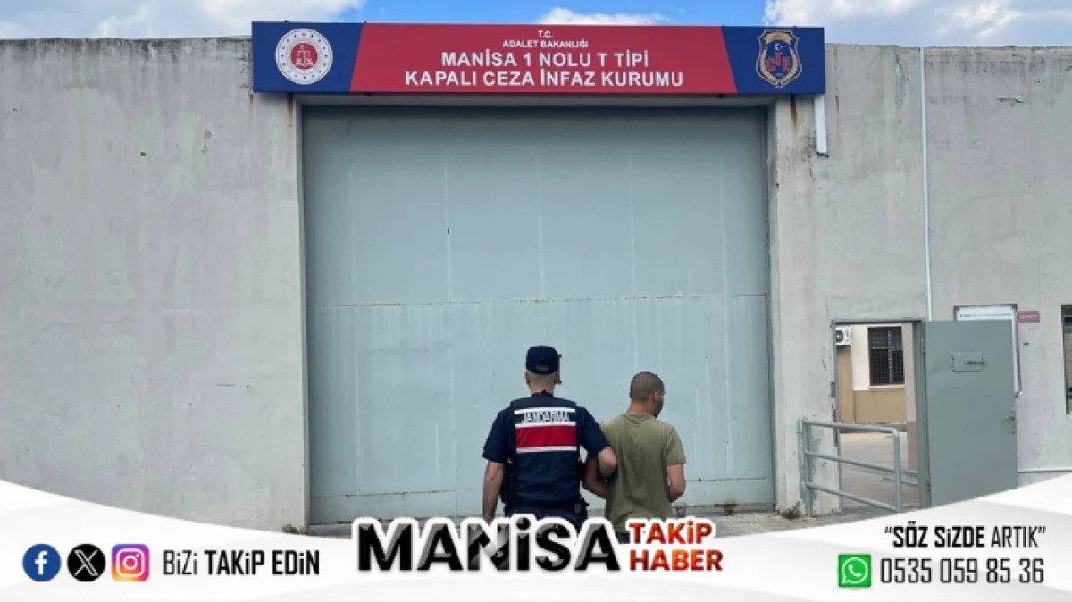 Manisa’da 20 Yıl Hapis Cezalı Hırsızlık Şüphelisi Yakalandı