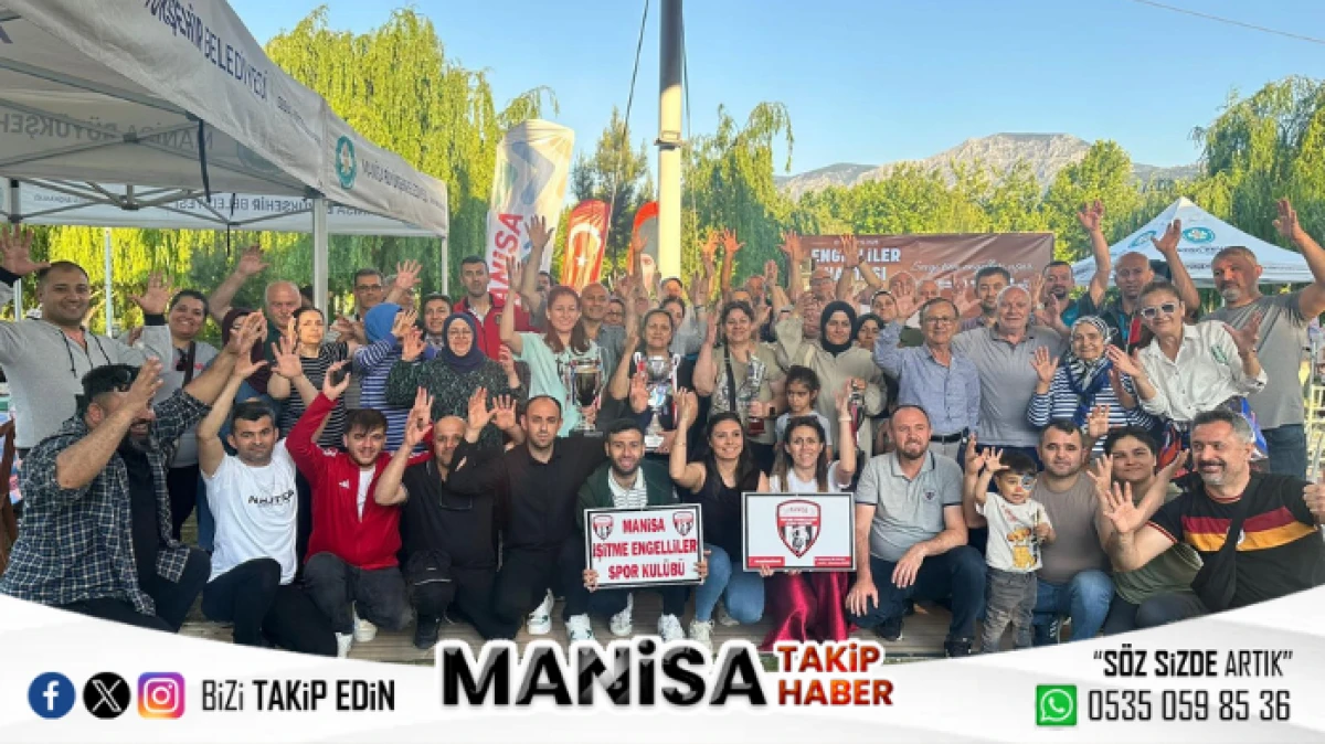Manisa’da Engelsiz Spor Şenliği Renkli Görüntülere Sahne Oldu