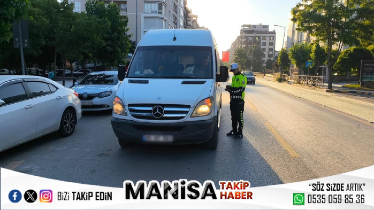 Manisa’da Korsan Taşımacılık ve İşçi Servislerine Büyük Denetim: 50 Araca Ceza