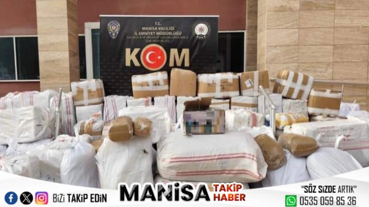 Manisa'da Mayıs Ayında 42 Operasyon: 63 Gözaltı, 3 Tutuklama