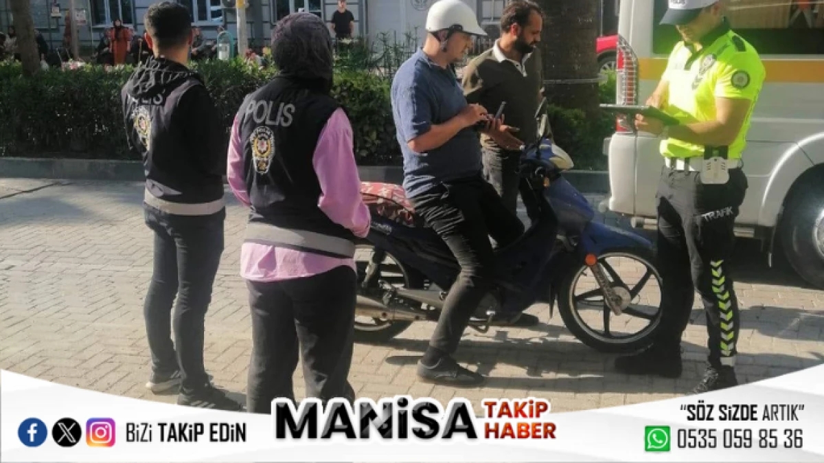 Manisa’da Motosiklet Denetimleri: 399 Araca 1,15 Milyon TL Ceza, 43 Araç Trafikten Men Edildi