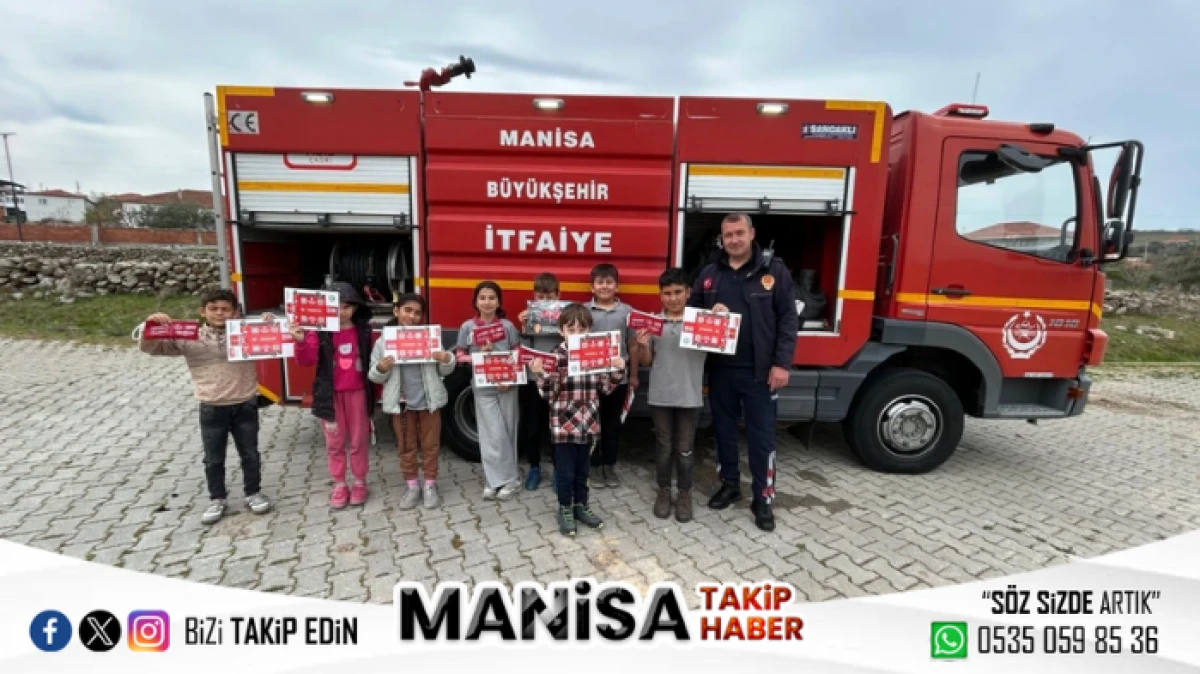 Manisa’da Öğrencilere Yangın Güvenliği Eğitimi