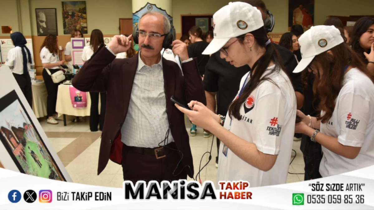 Manisa’da TÜBİTAK 4006 Bilim Fuarı’nda 16 proje sergilendi