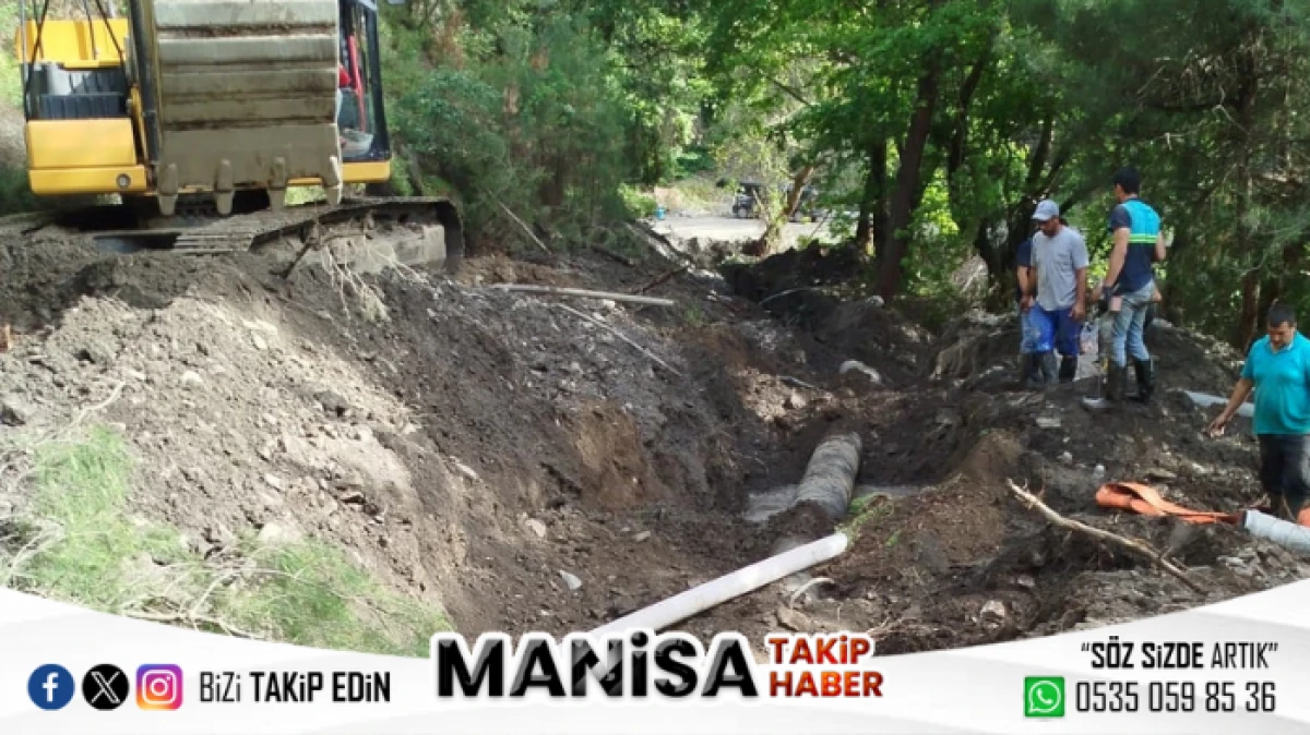 MASKİ’den Salihli’ye 91 Milyon TL’lik Su Yatırımı: Asbestli Hat Tarihe Karışıyo