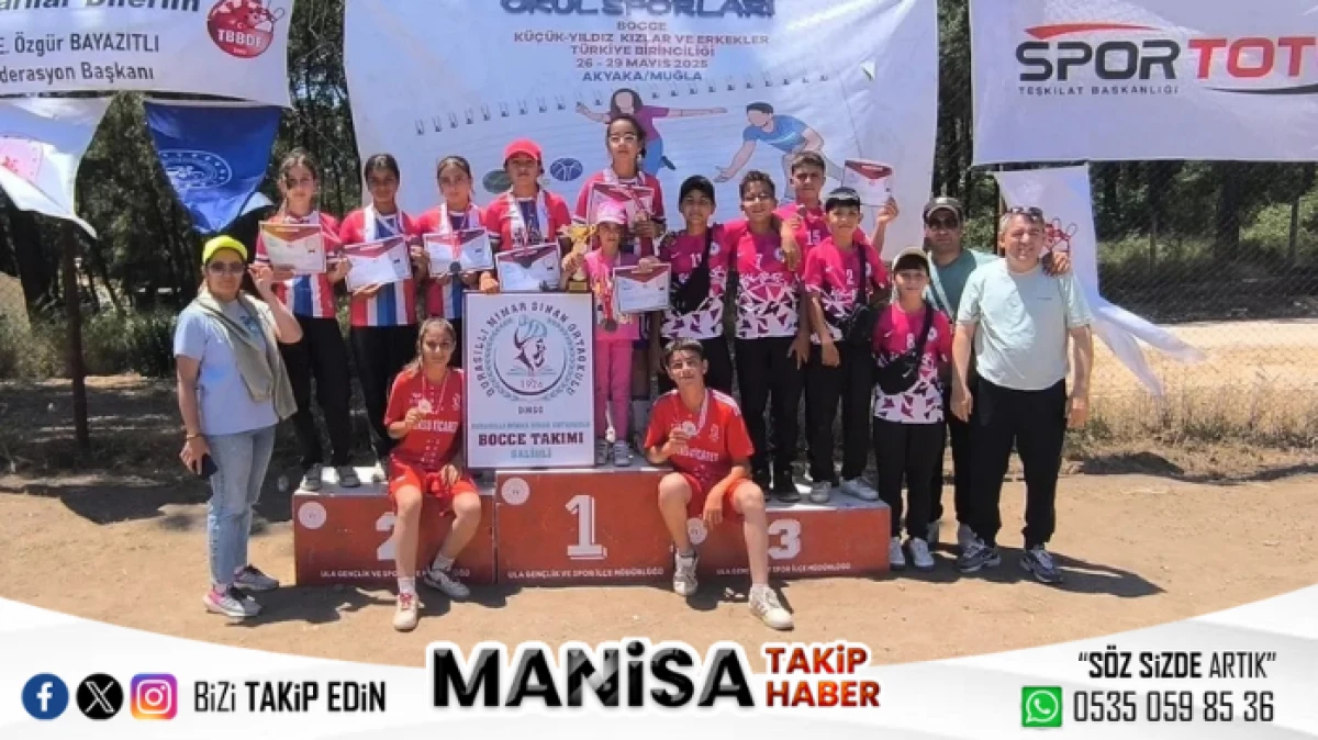 Salihli Durasıllı Mimar Sinan Ortaokulu, Bocce Türkiye Şampiyonası’nda Tarih Yazdı