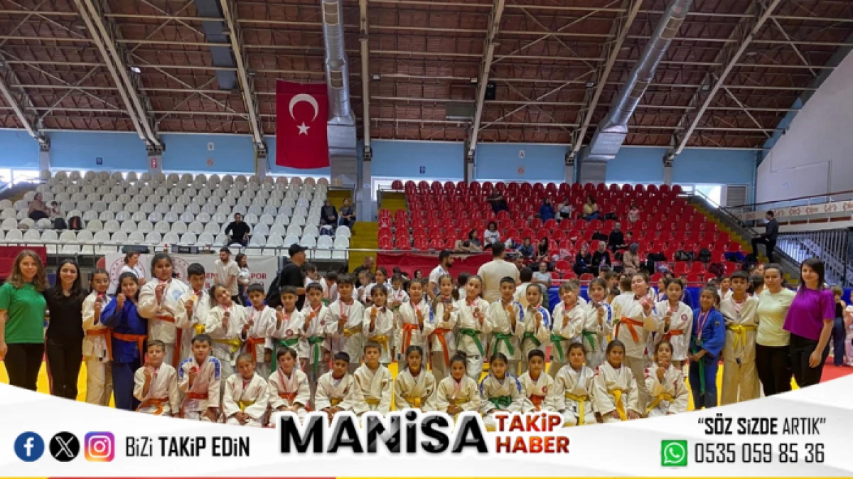 Salihli’nin Minik Judocuları İl Şampiyonasında Fırtına Gibi Esti: 20 Madalya