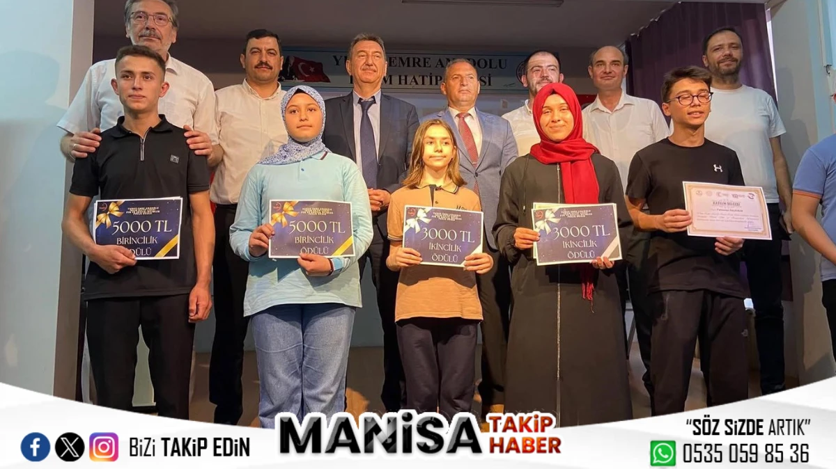 Sarıgöl Anadolu İmam Hatip Lisesi Öğrencisi İbrahim Müzaç, 