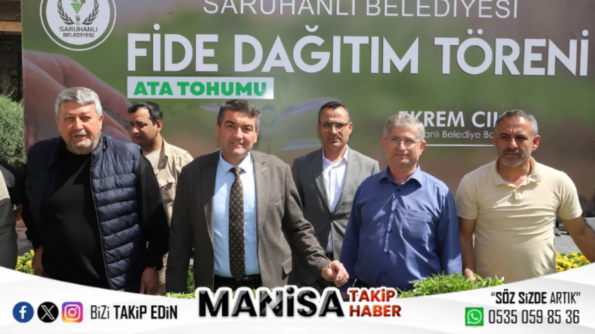 Saruhanlı Belediyesi’nden 10 Bin Ata Tohumu Domates Fidesi Vatandaşa Dağıtıldı