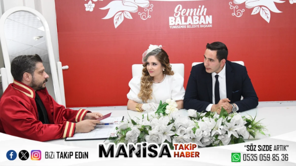 Yunusemre’de 05.05.2025 Tarihinde 15 Çift Dünyaevine Girdi