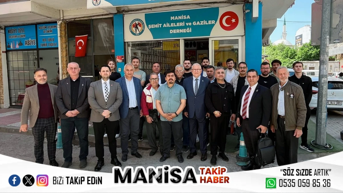 Zafer Partisi Heyetinden Manisa Şehit Aileleri ve Gaziler Derneği’ne Anlamlı Ziyaret